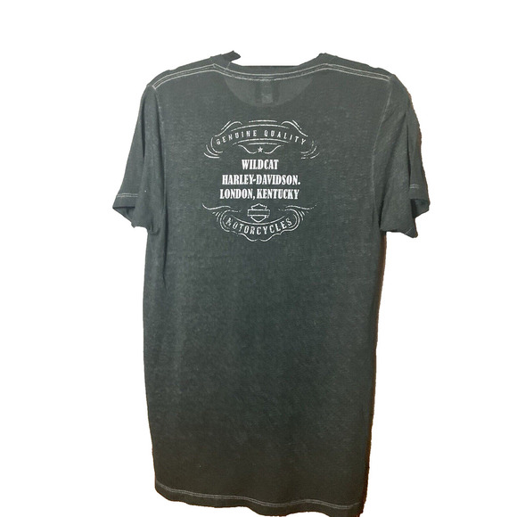 HARLEY DAVIDSON x PUNISHER Burnout Tee Shirt Mens Sz S Biker Motorcycle Moto - Picture 2 of 7